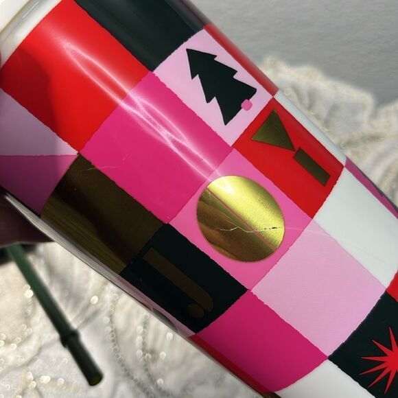 Kate Spade “Joy” Tumbler with Straw - Picture 7 of 9